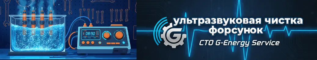 Ультразвуковой стенд для чистки форсунок в СТО G-Energy Service