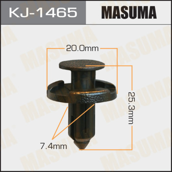 KJ-1465 (50) Клипса пластм.крепёжная
