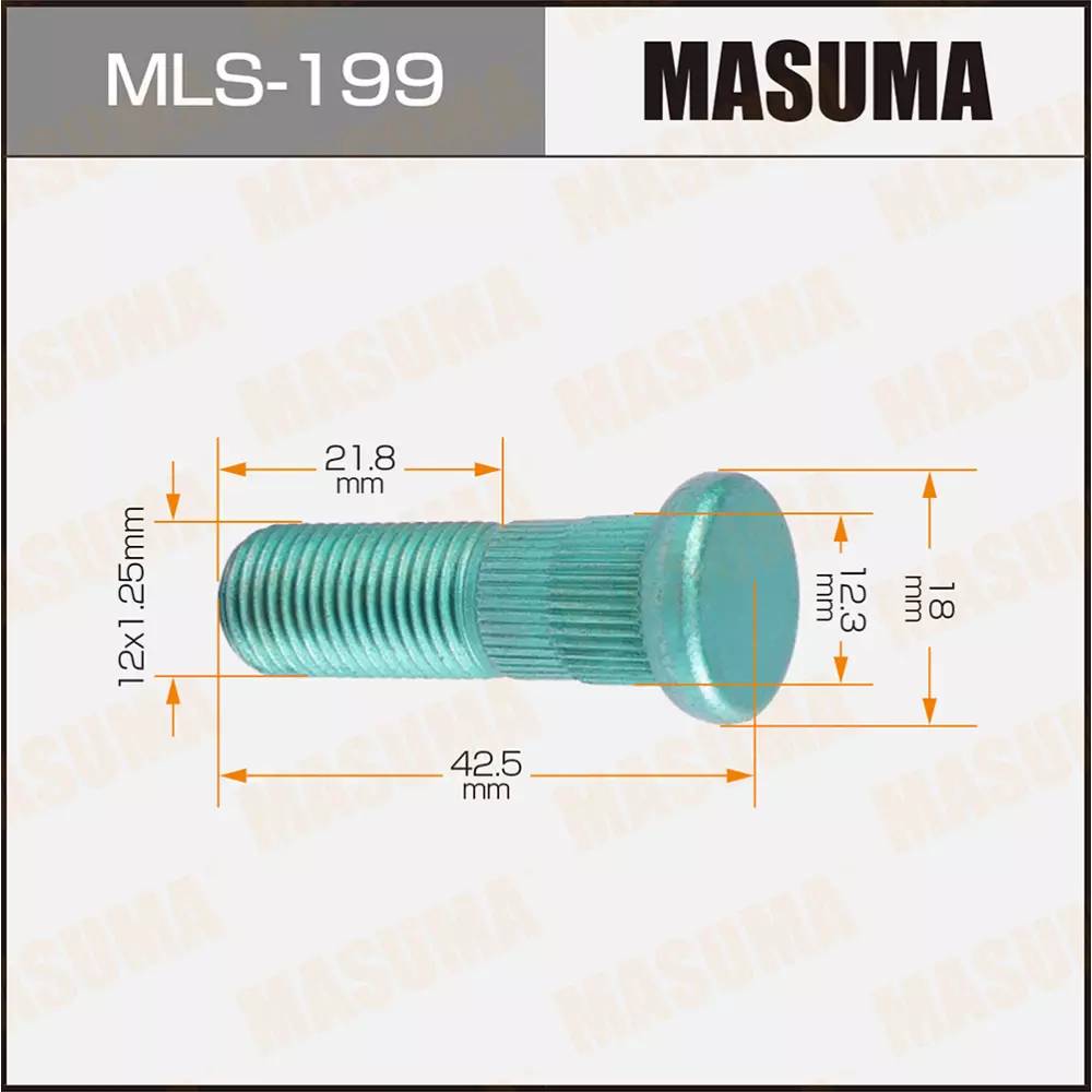 Шпилька колесная M12X1.25(R) Masuma MLS-199