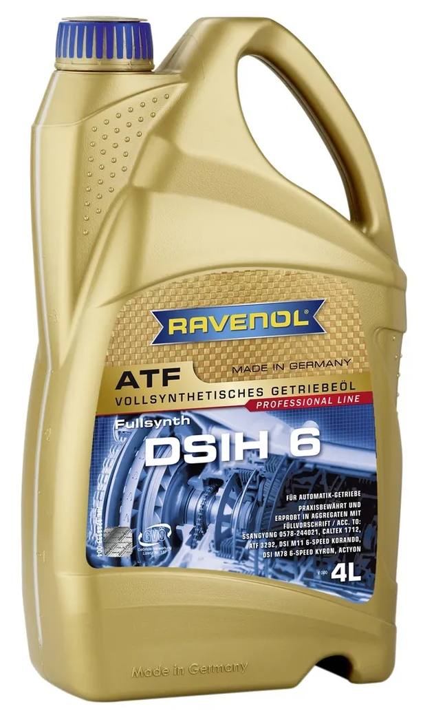 Масло трансмиссионное RAVENOL ATF DSIH 6 4л