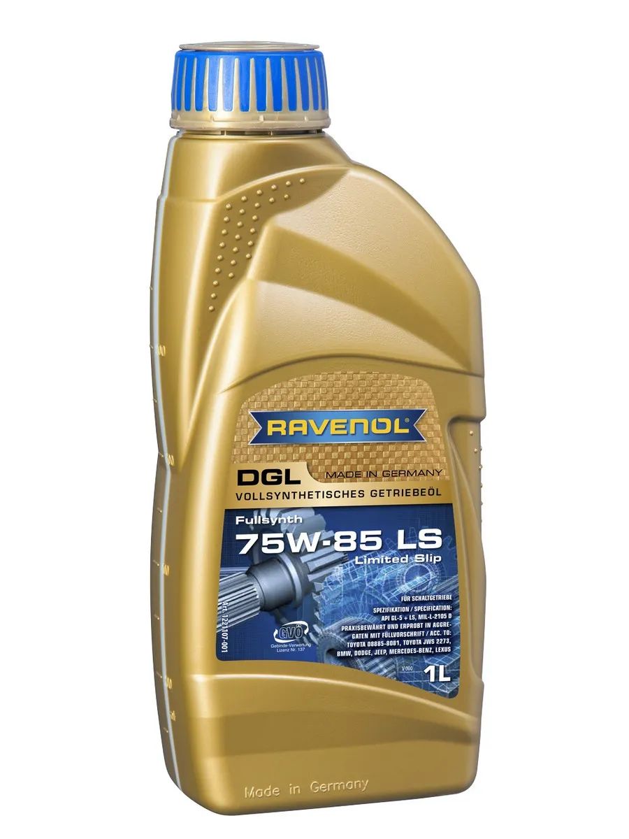 Масло трансмиссионное RAVENOL DGL 75W85 1л