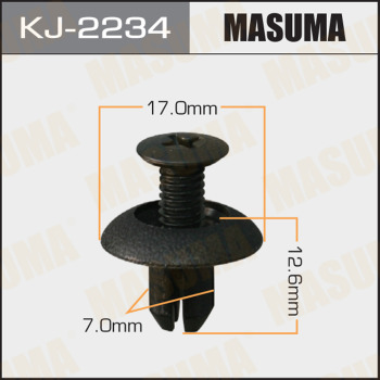 KJ-2234 (50) Клипса пластм.крепёжная