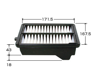 Фильтр воздушный MADFIL А-888/8503 HONDA