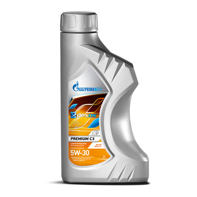 Моторное масло GAZPROMNEFT Premium С3 5W30 синтетика 1л