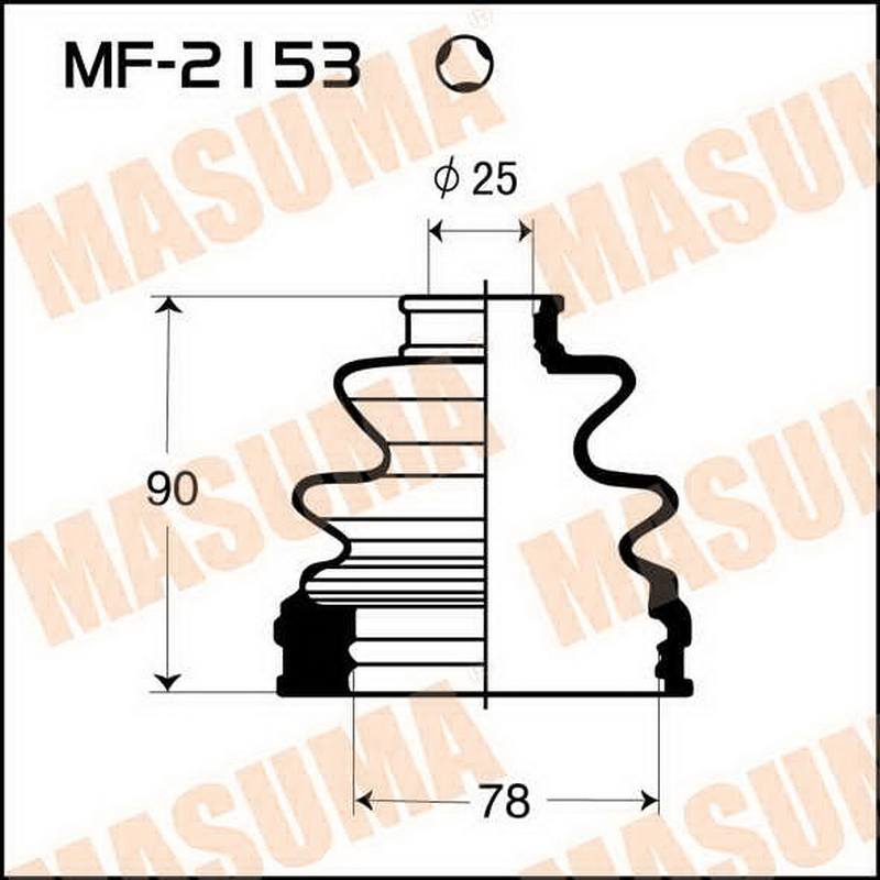 Пыльник привода Masuma MF-2153