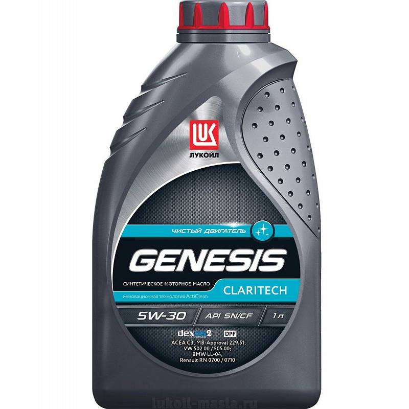 Моторное масло Лукойл Genesis Claritech 5W30 1л.