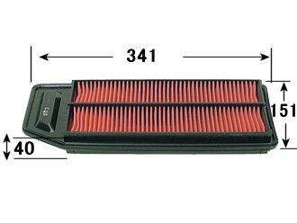 Фильтр воздушный MADFIL А-879 HONDA 17220-RAA-A00