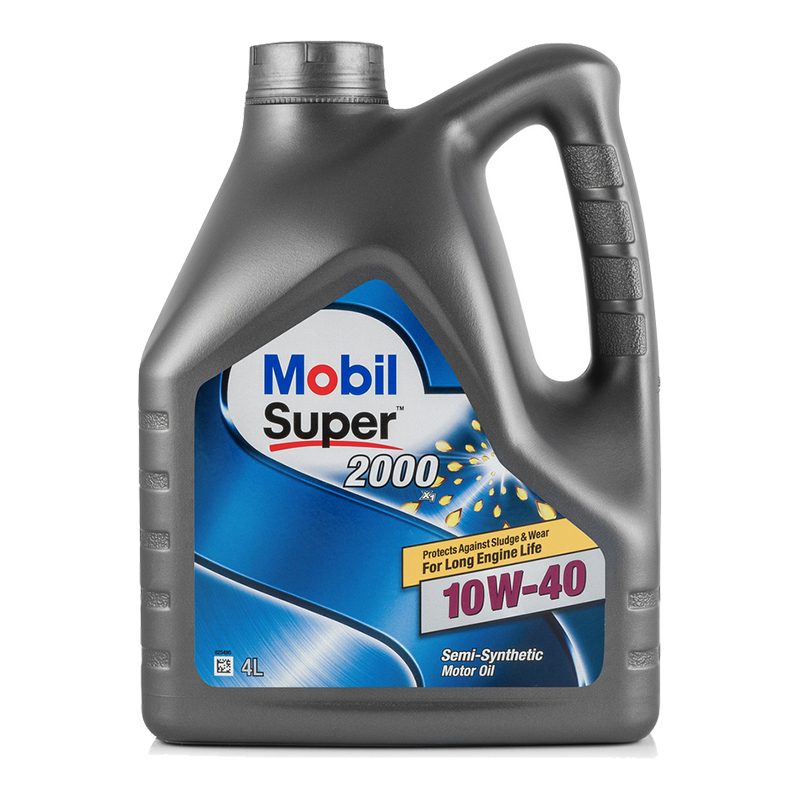 Масло моторное Mobil Super 2000 10W40 полусинтетическое 4л.