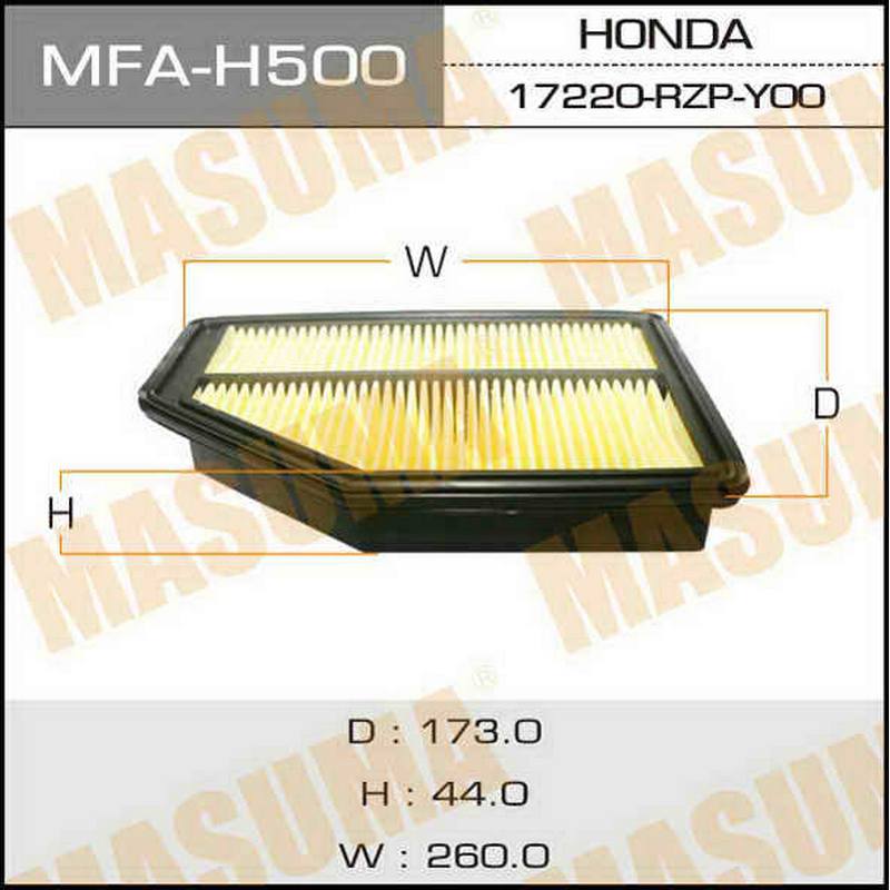 Воздушный фильтр MASUMA MFA-H500