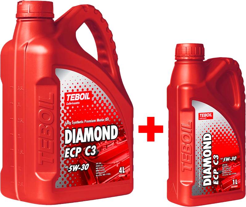 Моторное масло Teboil Diamond ECP C3 5w30 4+1 АКЦИЯ
