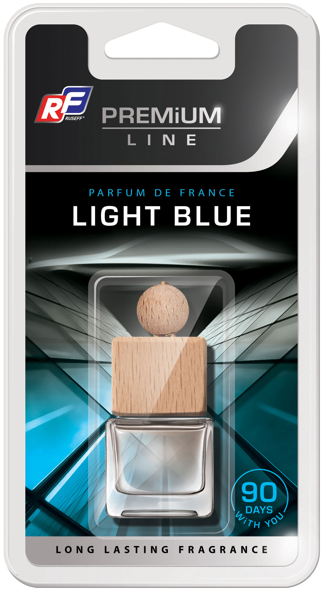 Ароматизатор подвесной жидкостный RUSEFF PREMIUM LINE Light Blue (0, 006л)