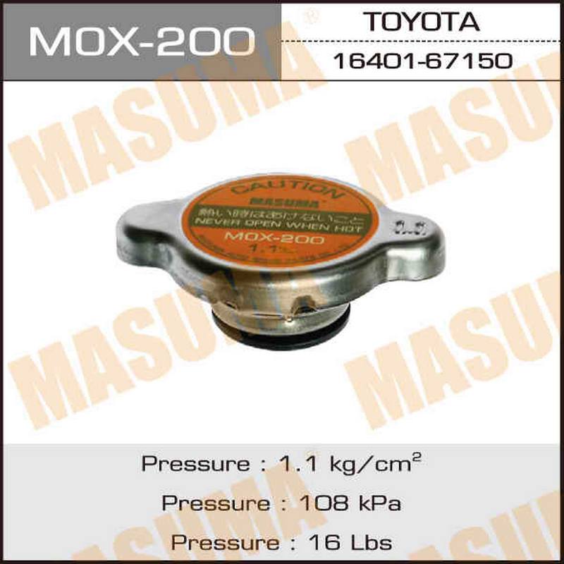 Крышка радиатора Masuma MOX-200