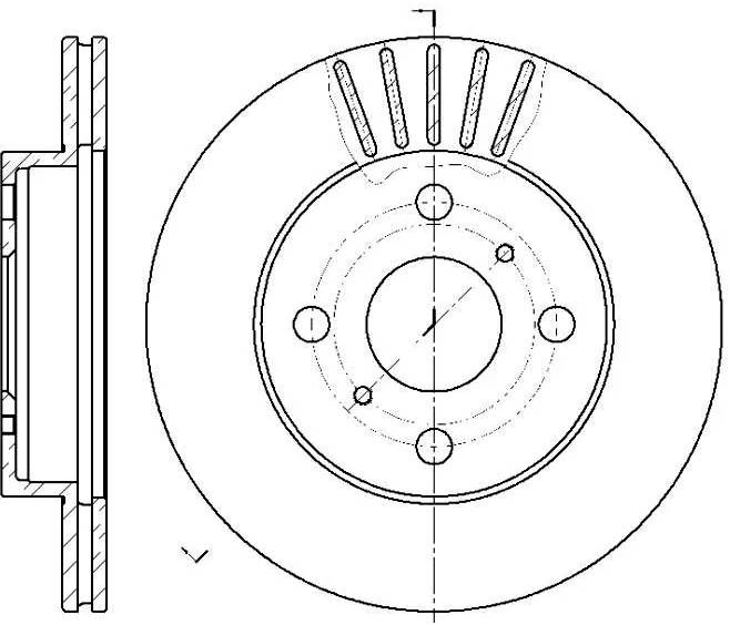 Диск тормозной G-Brake GR-02426