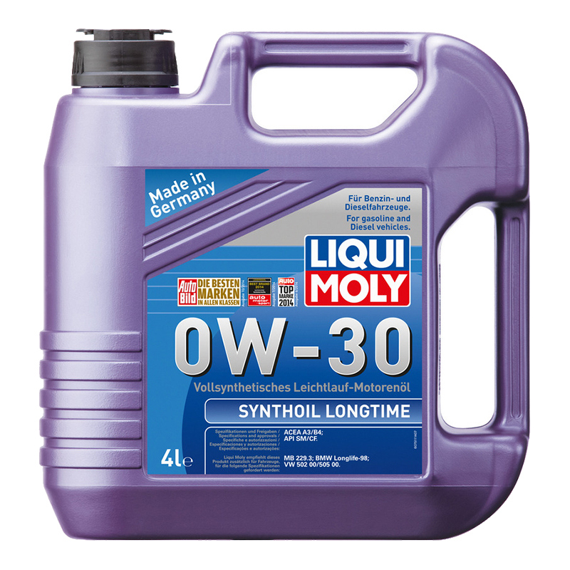 Масло моторное 7511 Liqui Moly Synthoil Longtime 0W30 4л