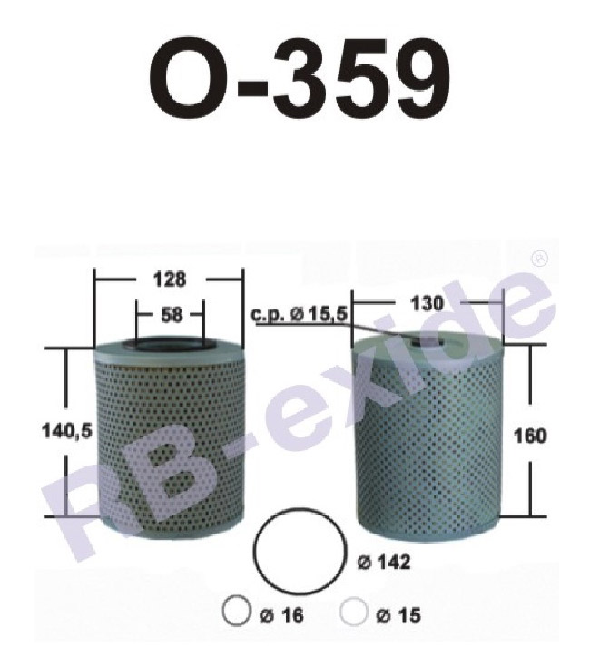 Фильтр масляный RB-exide O-359