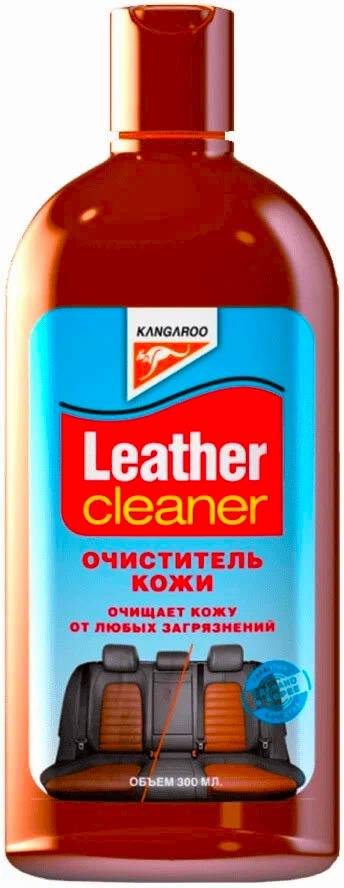 КЕНГУРУ Очиститель кожи Leather Cleaner, 300мл