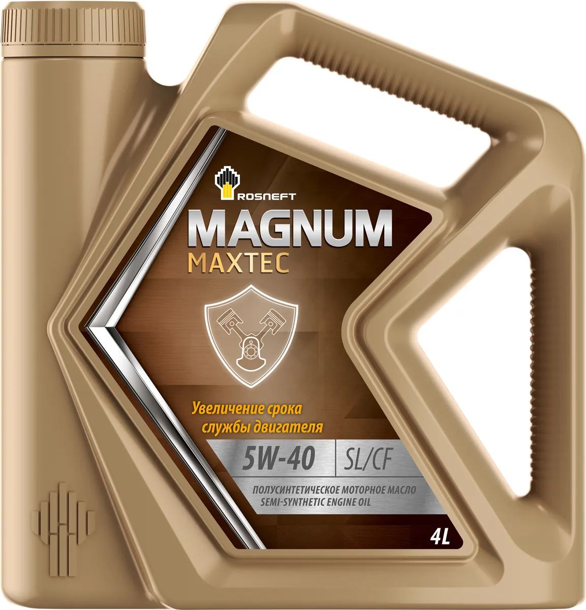 Масло моторное Rosneft Magnum Maxtec 5W40 п/с 4л