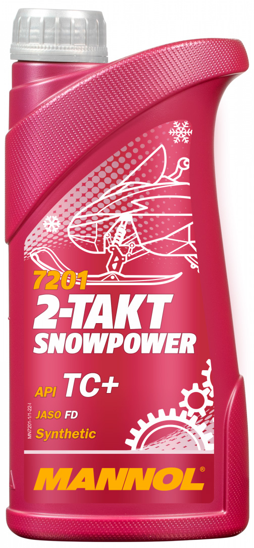 Масло моторное синтетическое Mannol 2-Takt Snowpower 1л