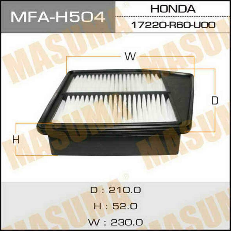 Фильтр воздушный MASUMA MFA-H504