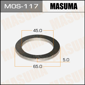 Кольцо уплотнительное глушителя Masuma MOS-117