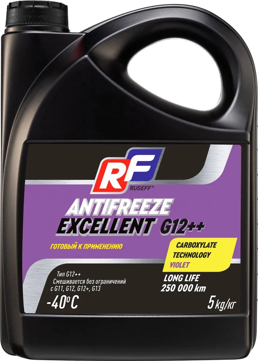Антифриз Ruseff Antifreeze Excellent G12++ Фиолетовый 5кг