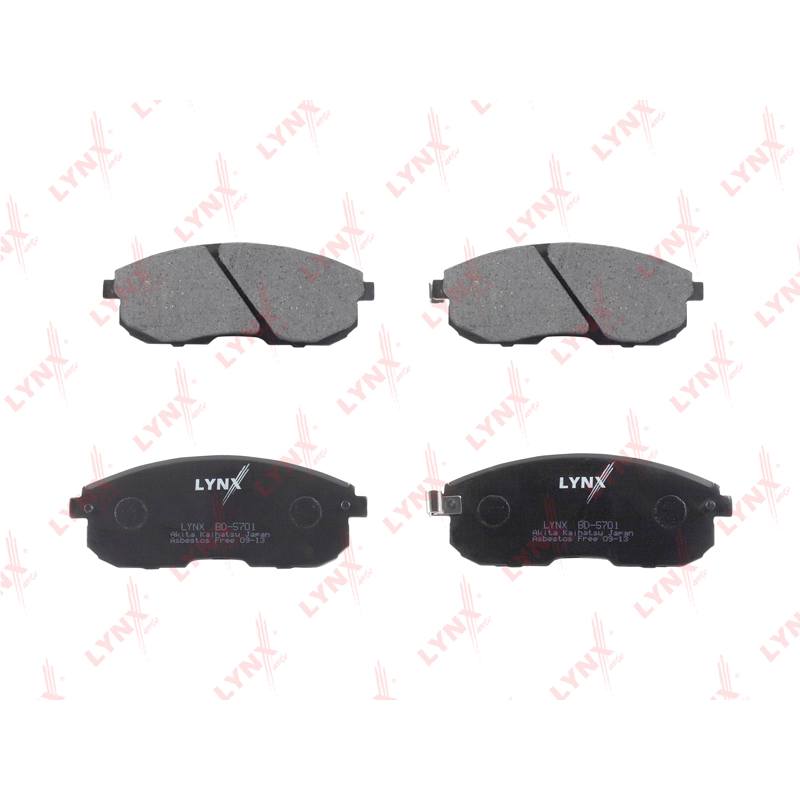 Колодки тормозные дисковые LYNXauto BD-5701 / MS-2201