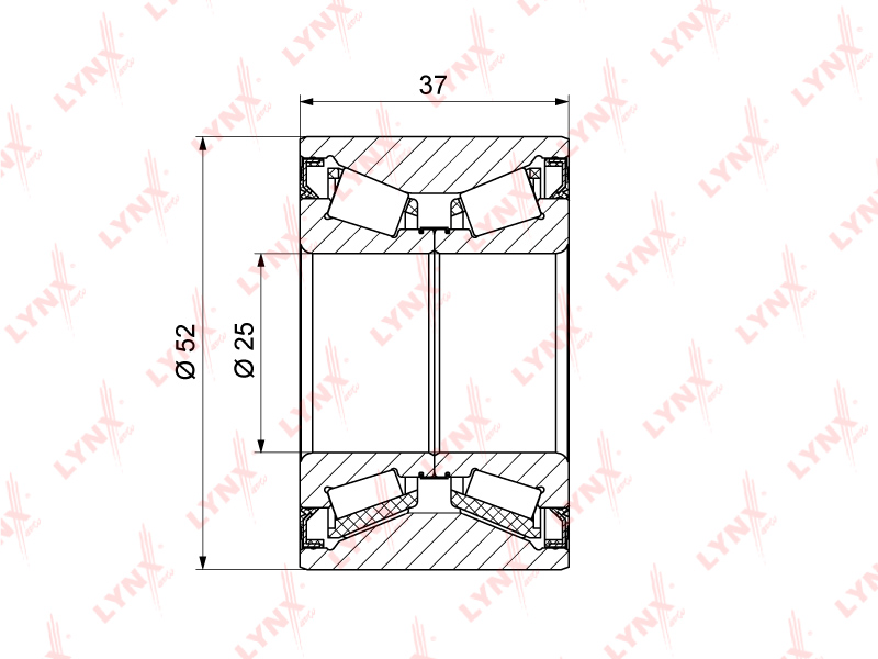 Подшипник ступицы LYNX WB-1369