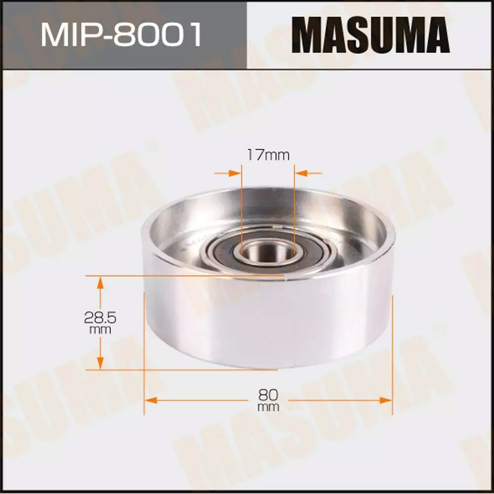 Ролик обводной приводного ремня Masuma MIP-8001