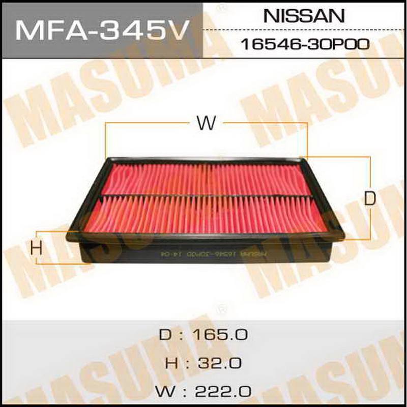 Воздушный фильтр MASUMA MFA-345