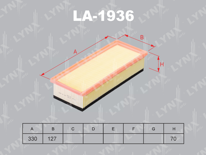 Фильтр воздушный LYNX LA-1936 / C 32 130