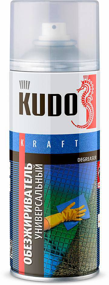 Обезжириватель аэрозоль 520мл KUDO KU-9102