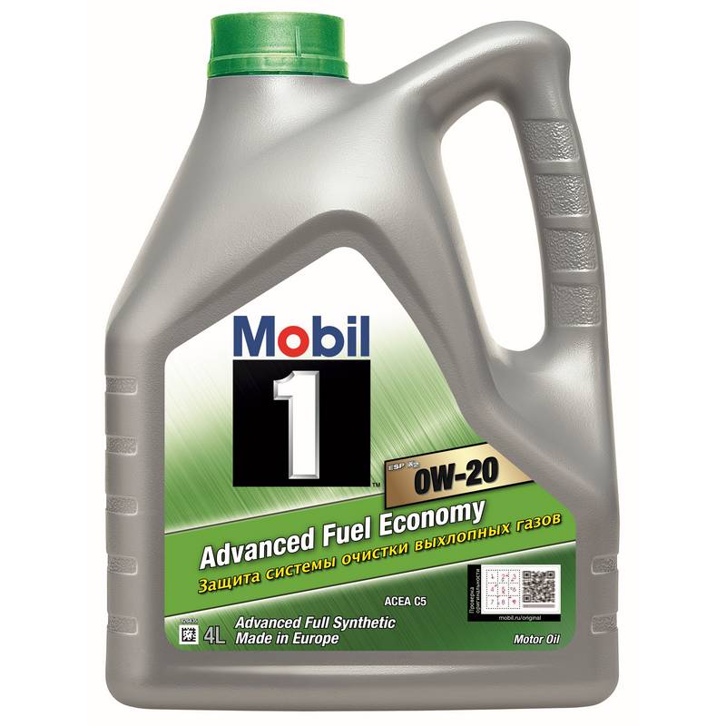 Масло моторное Mobil 1 Advanced Fuel Economy 0W20 4л