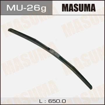 Щётка стеклоочистителя MASUMA гибридный 26", крюк 650 мм MU-26g