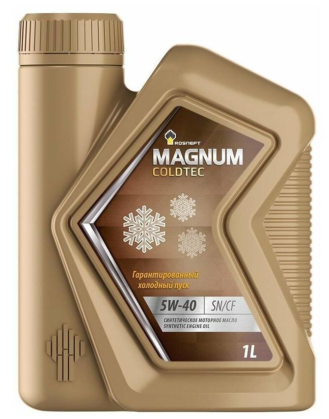 Масло моторное Rosneft Magnum Coldtec 5W40 синт 1л