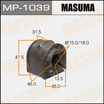 Втулка стабилизатора Masuma MP-1039