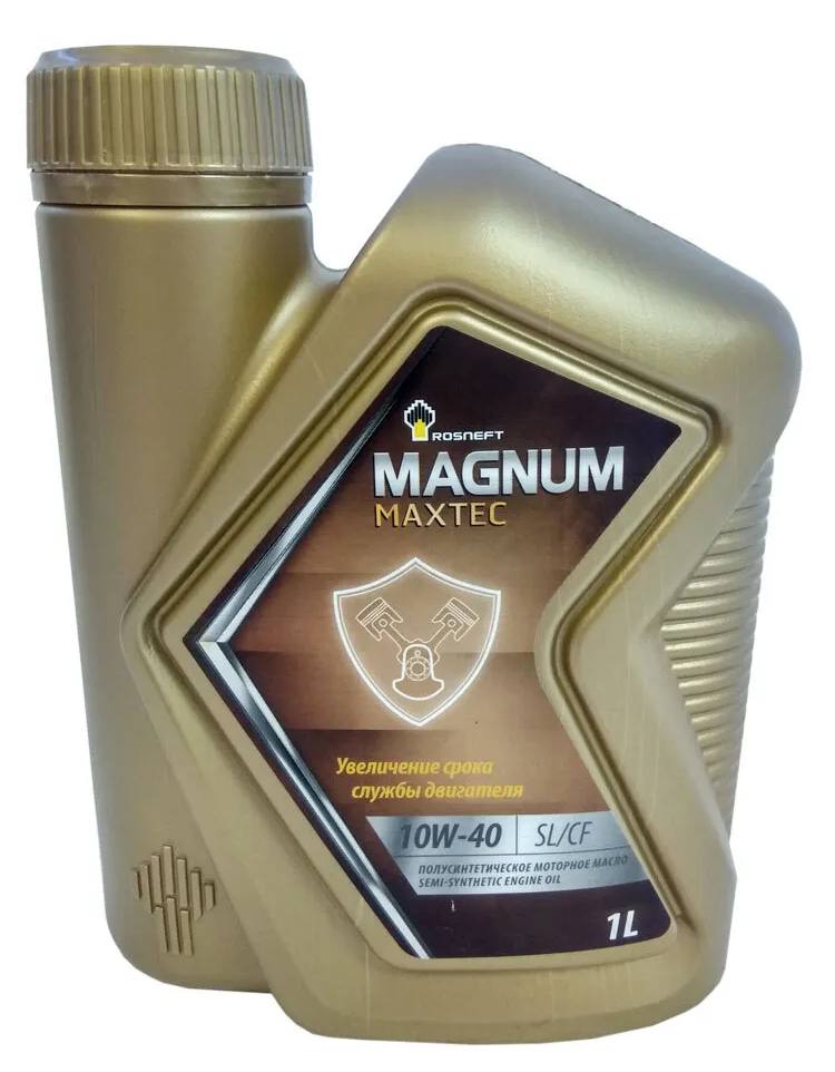 Масло моторное Rosneft Magnum Maxtec 10W40 п/с 1л