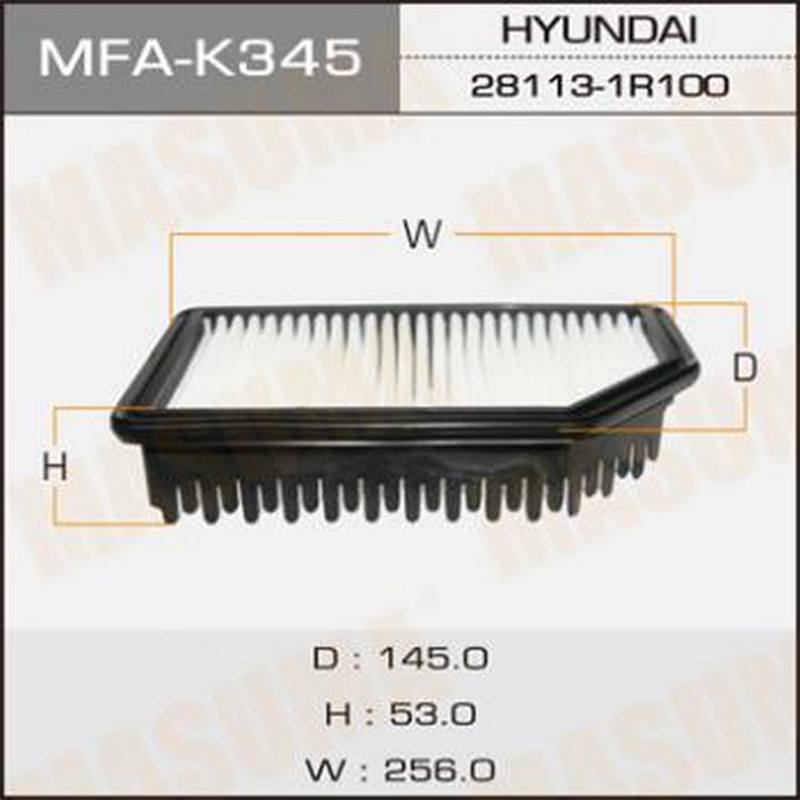 Воздушный фильтр Masuma MFA-K345