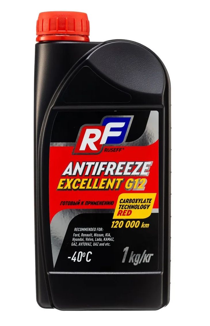 RUSEFF Антифриз ANTIFREEZE EXCELLENT G12 40 (1кг)
