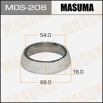 Кольцо уплотнительное глушителя Masuma MOS-208