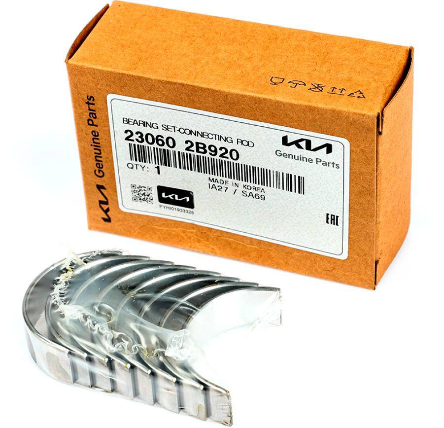 Вкладыши шатунные Hyundai/Kia 0.25 23060-2B920