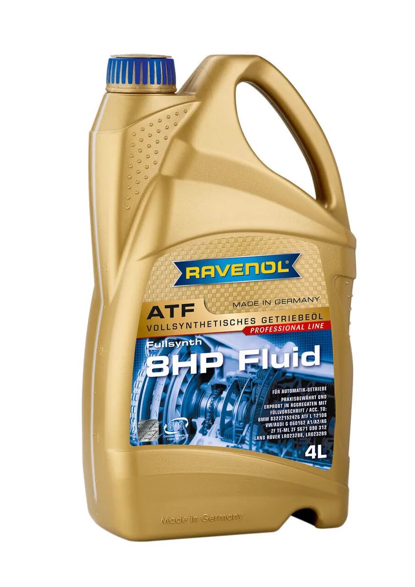 Масло трансмиссионное RAVENOL ATF 8HP Fluid 4л.