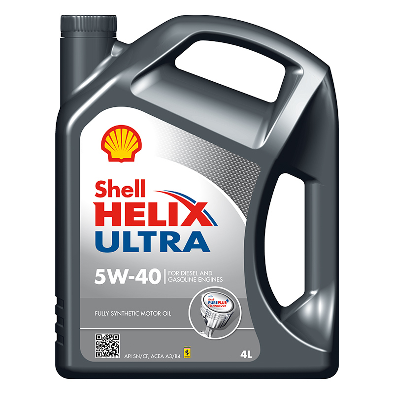 Моторное масло Shell Helix Ultra 5W40 4л