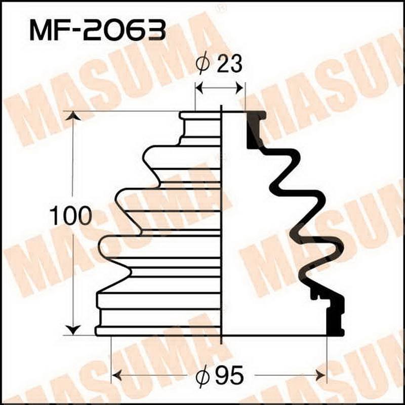 Пыльник привода Masuma MF-2063