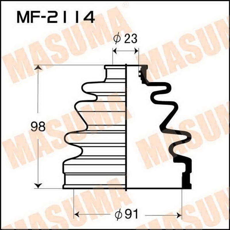 Пыльник привода Masuma MF-2115