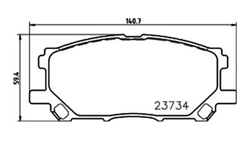 Колодки тормозные дисковые NISSHINBO NP1062 / PF-1497