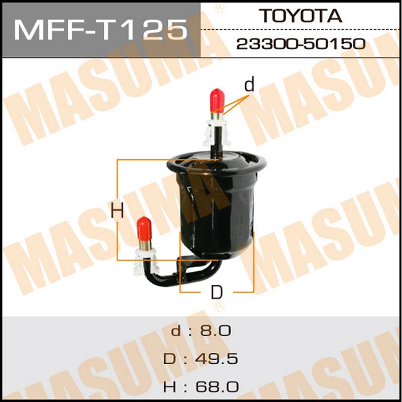 Фильтр топливный в бак MASUMA MFF-T125