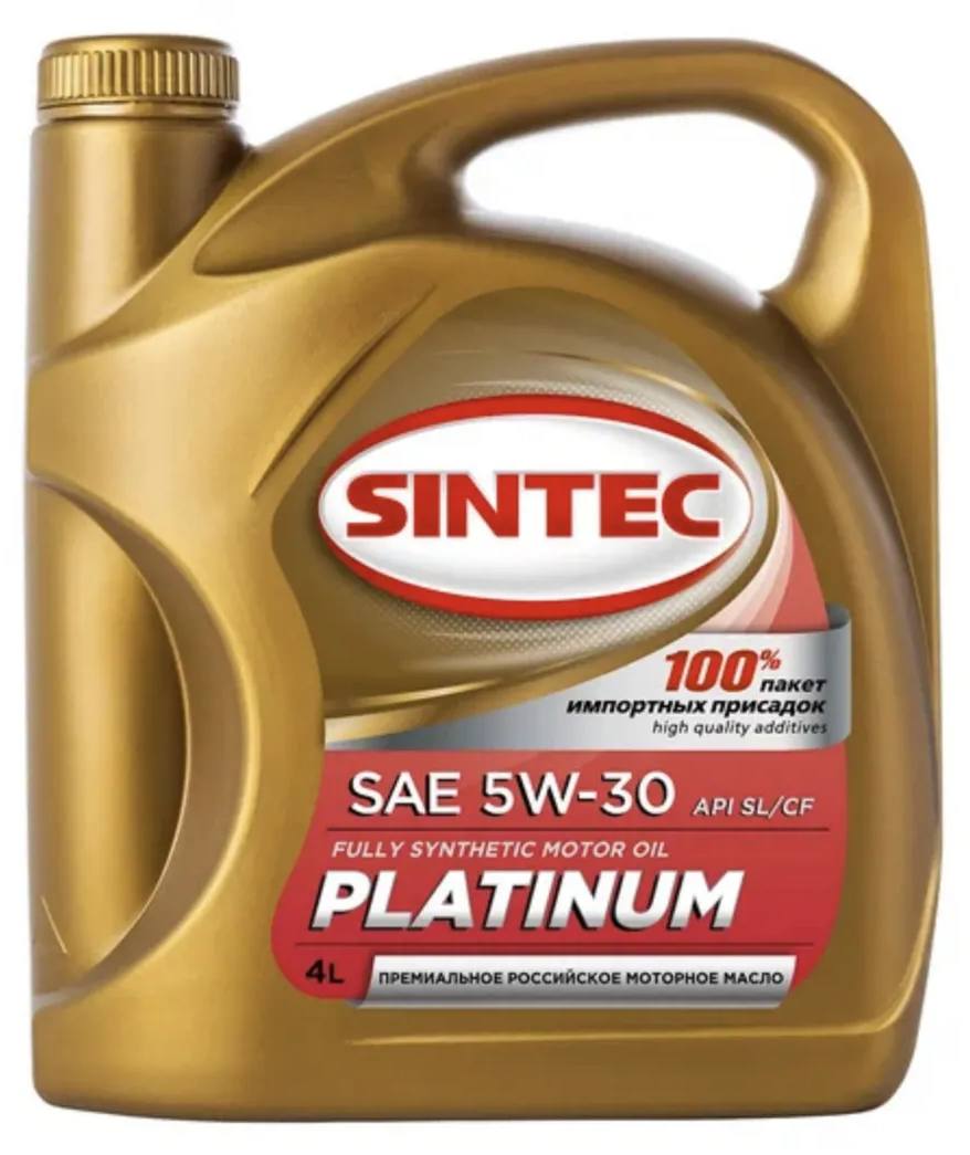 Моторное масло Sintec Platinum 5W-30 Синтетическое 4 л