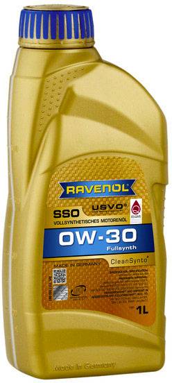 Моторное масло Ravenol SSO 0W-30 1л.