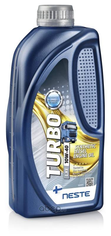 Масло моторное синтетическое NESTE Turbo LXE 10W40 синтетическое 1л.