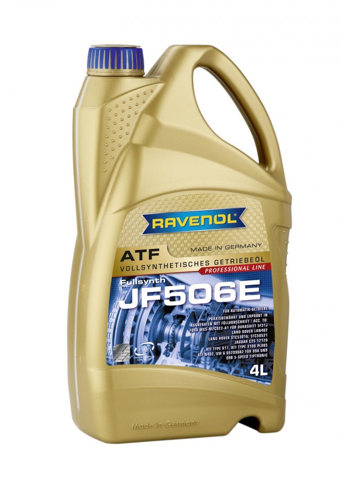 Масло трансмиссионное RAVENOL ATF JF506E 4л